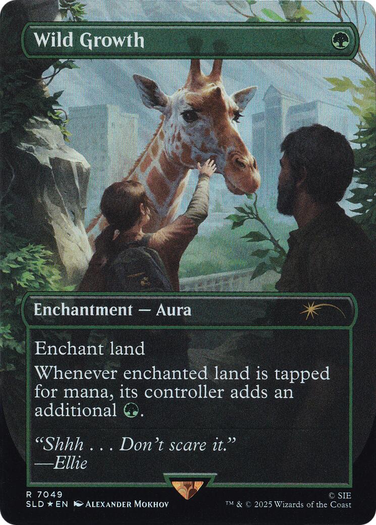 Wild Growth (Rainbow Foil) [Secret Lair Drop Series] | Magic Magpie