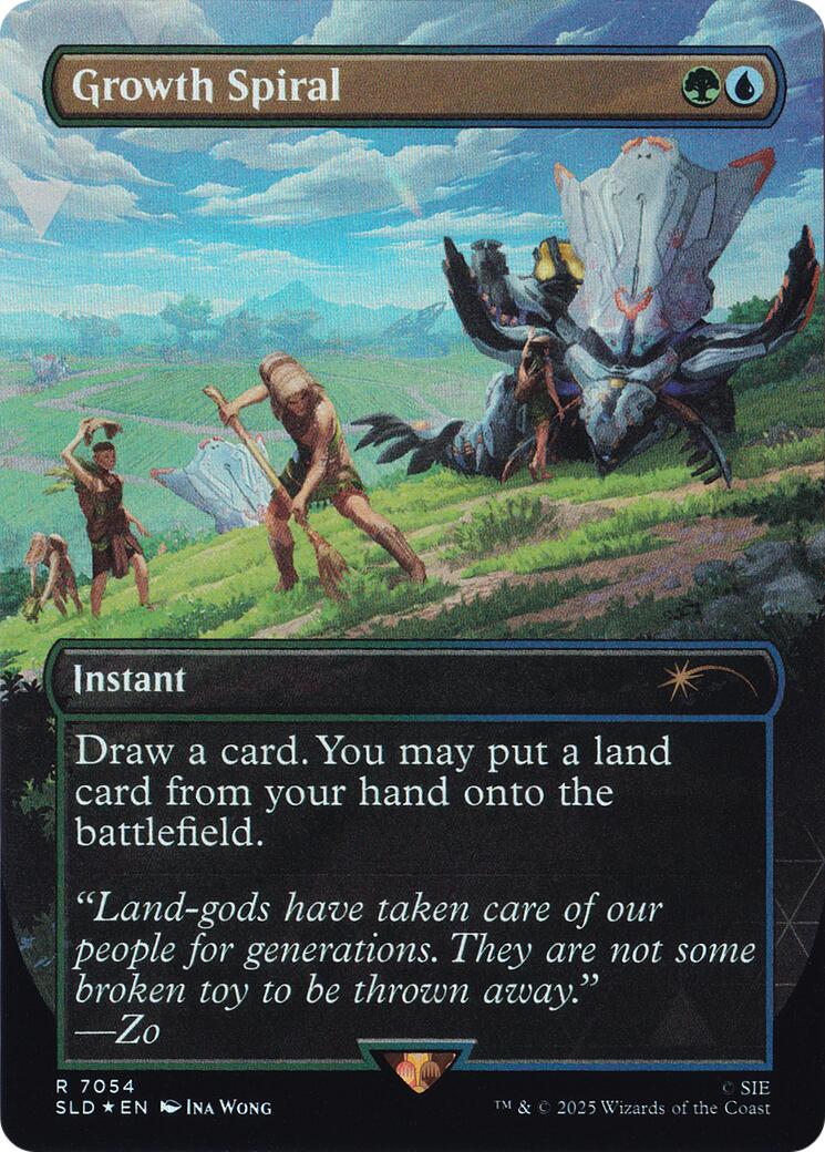 Growth Spiral (Rainbow Foil) [Secret Lair Drop Series] | Magic Magpie
