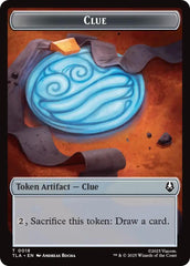 Ally (0007) // Clue (0018) Double-Sided Token [Avatar: The Last Airbender Tokens] | Magic Magpie