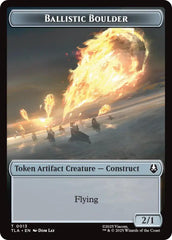 Ballistic Boulder // Soldier (0011) Double-Sided Token [Avatar: The Last Airbender Tokens] | Magic Magpie