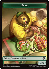 Bear // Food (0020) Double-Sided Token [Avatar: The Last Airbender Tokens] | Magic Magpie