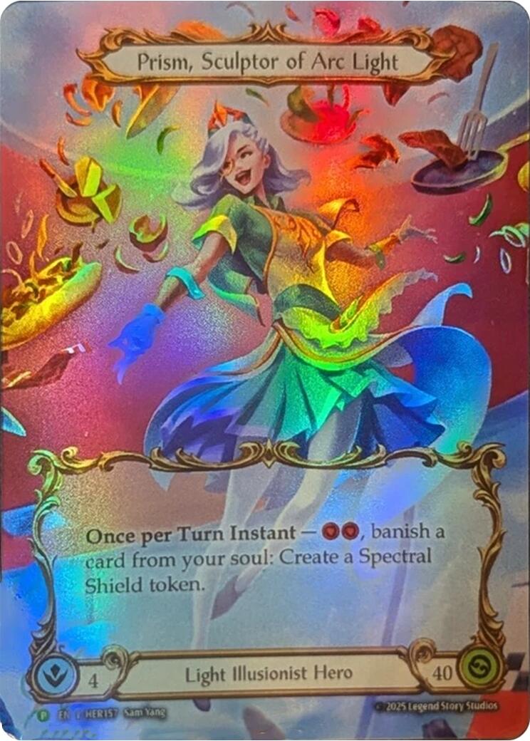 Prism, Sculptor of Arc Light [HER157] (Promo)  Rainbow Foil | Magic Magpie