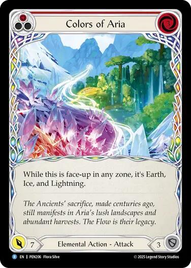 Colors of Aria [PEN206] (Compendium of Rathe)  Rainbow Foil | Magic Magpie