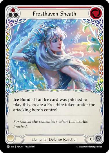 Frosthaven Sheath [PEN207] (Compendium of Rathe)  Rainbow Foil | Magic Magpie