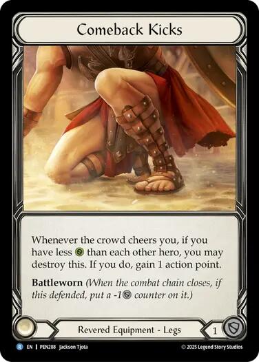 Comeback Kicks [PEN288] (Compendium of Rathe)  Cold Foil | Magic Magpie