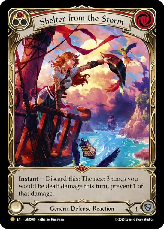 Shelter from the Storm [ANQ010] (Compendium of Rathe - Antiquity Pack)  Rainbow Foil | Magic Magpie