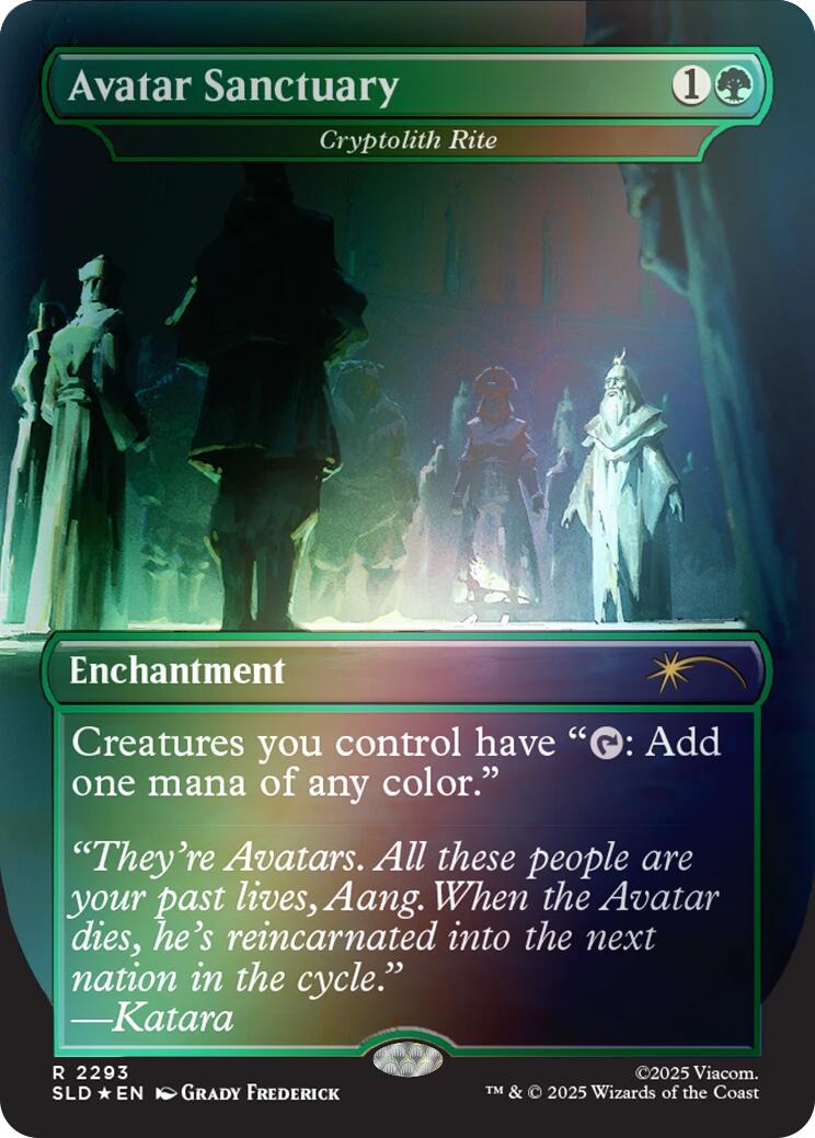 Avatar Sanctuary - Cryptolith Rite (Rainbow Foil) [Secret Lair Drop Series] | Magic Magpie