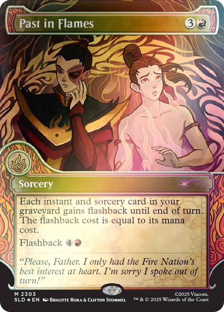 Past in Flames (Rainbow Foil) [Secret Lair Drop Series] | Magic Magpie