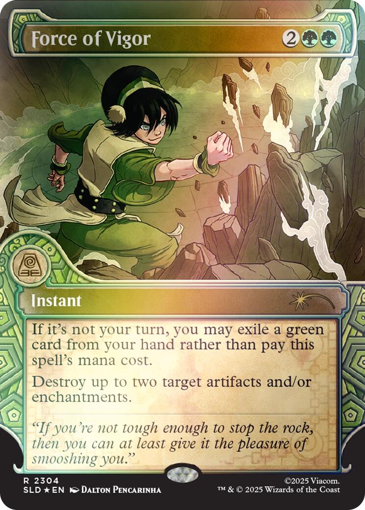 Force of Vigor (Rainbow Foil) [Secret Lair Drop Series] | Magic Magpie