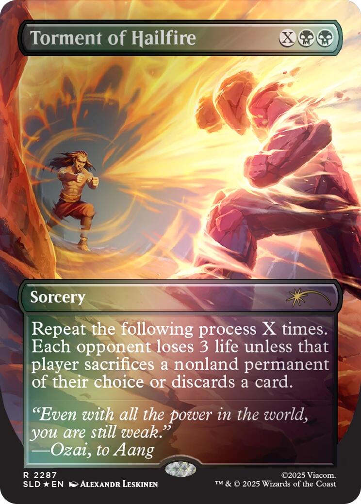 Torment of Hailfire (2287) (Rainbow Foil) [Secret Lair Drop Series] | Magic Magpie
