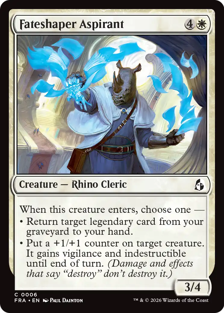 Fateshaper Aspirant [Reality Fracture] | Magic Magpie