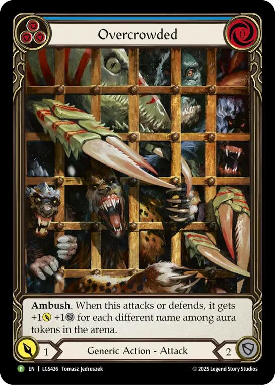Overcrowded [LGS426] (Promo)  Cold Foil | Magic Magpie