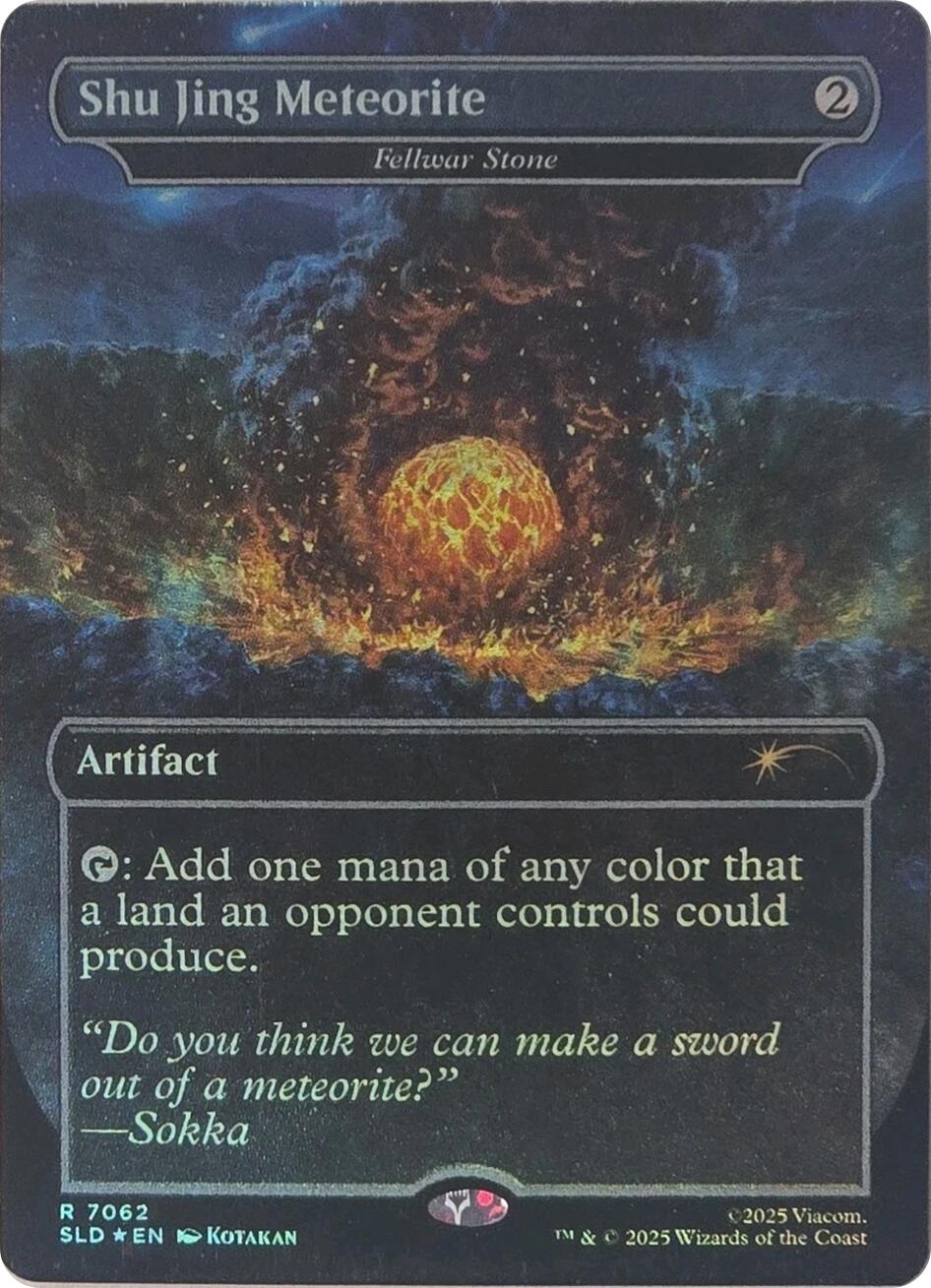Shu Jing Meteorite - Fellwar Stone (Rainbow Foil) [Secret Lair Drop Series] | Magic Magpie