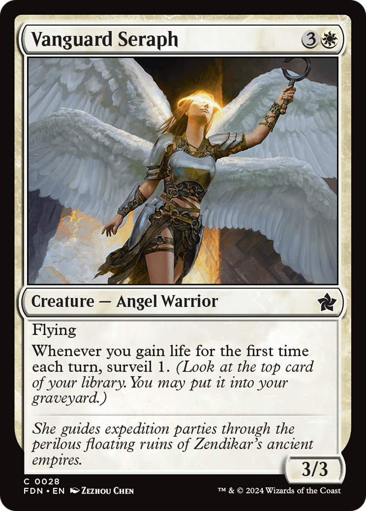 Vanguard Seraph [Foundations] | Magic Magpie