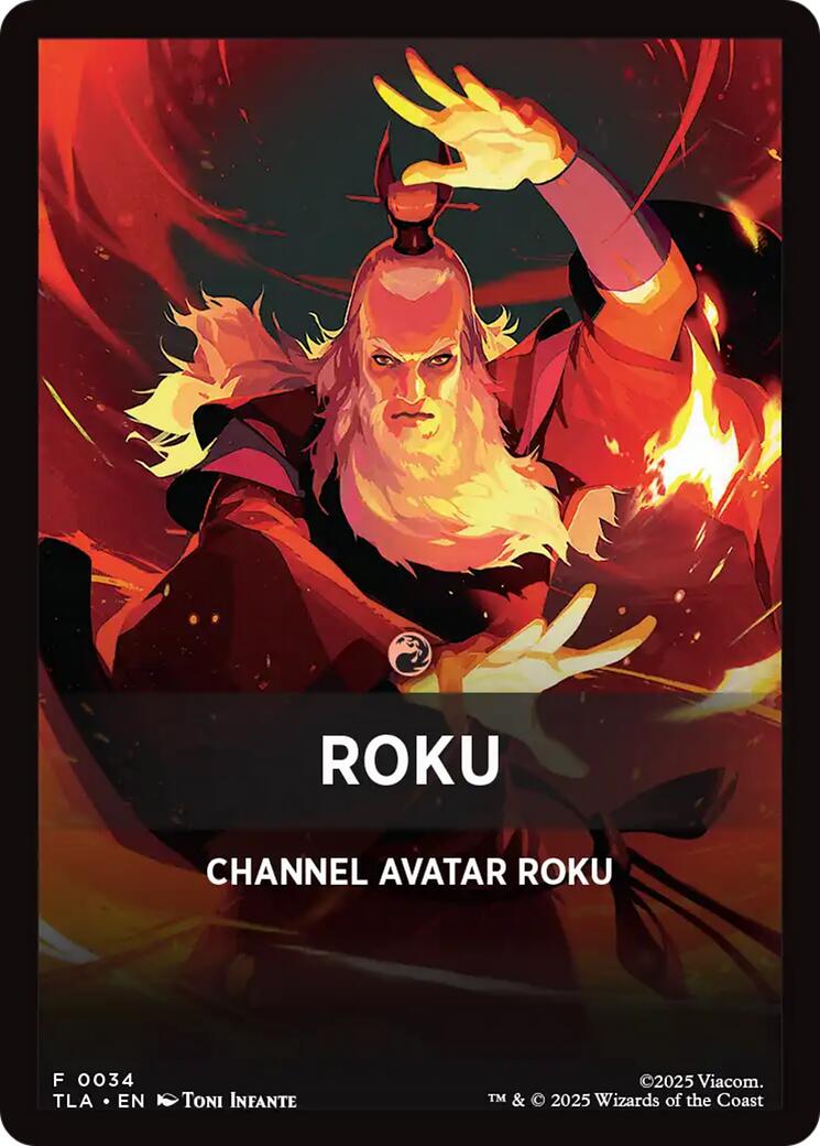 Roku Theme Card [Avatar: The Last Airbender Tokens] | Magic Magpie