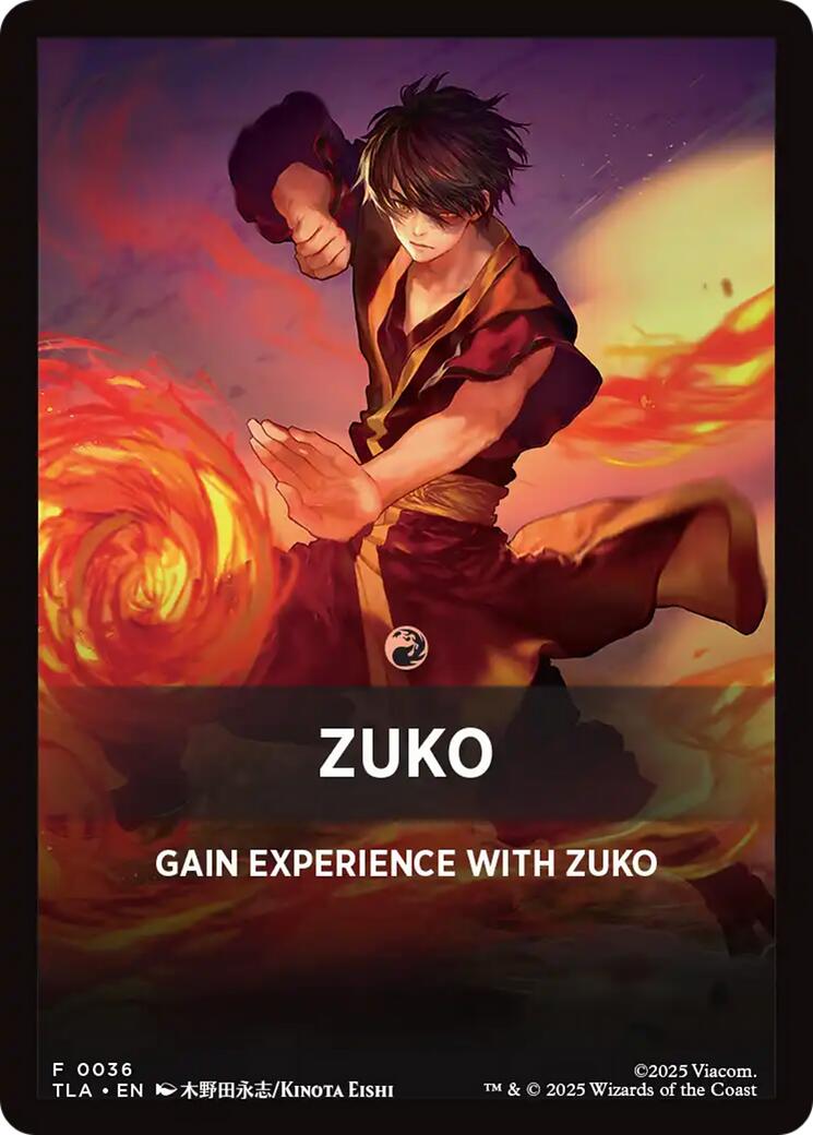 Zuko Theme Card [Avatar: The Last Airbender Tokens] | Magic Magpie