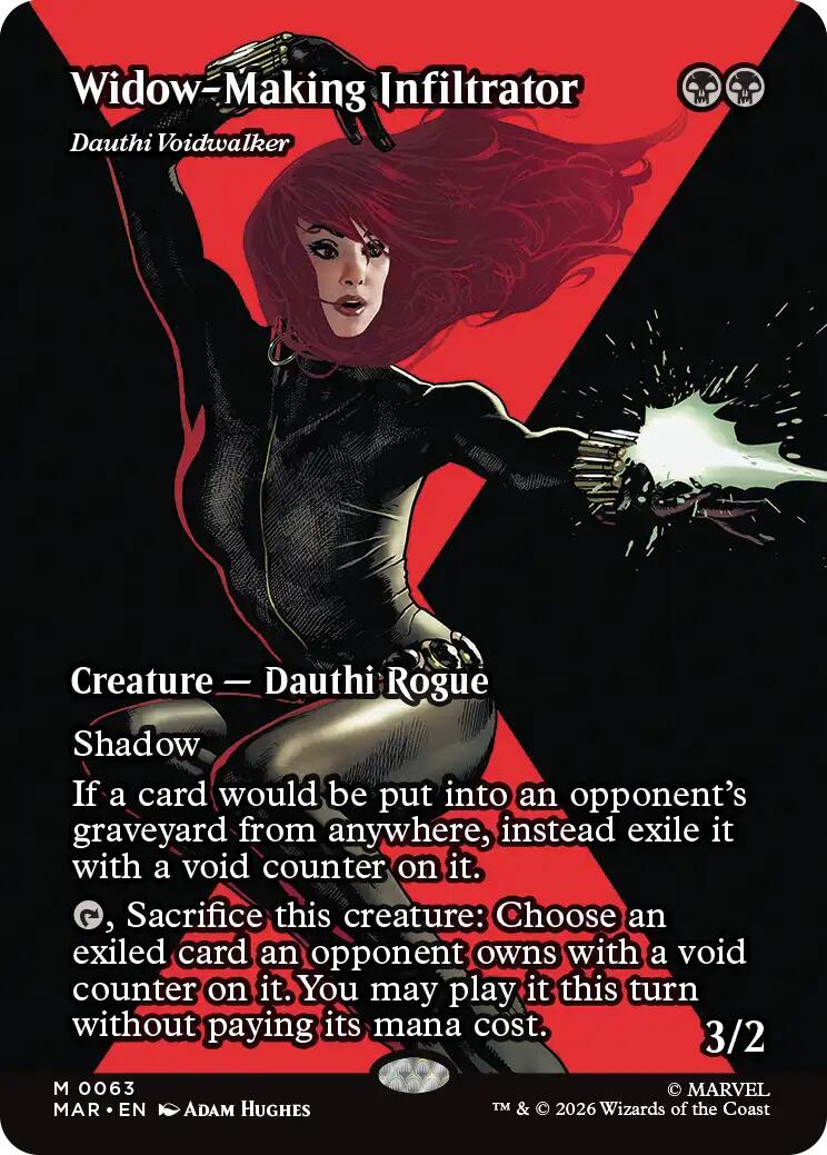 Widow-Making Infiltrator - Dauthi Voidwalker (Borderless) [Marvel Universe: Eternal-Legal] | Magic Magpie