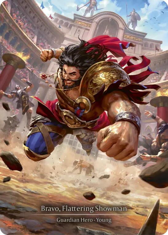 Bravo, Flattering Showman [HER154] (Promo)  Cold Foil | Magic Magpie