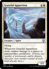 Grateful Apparition [Phyrexia: All Will Be One Commander] | Magic Magpie