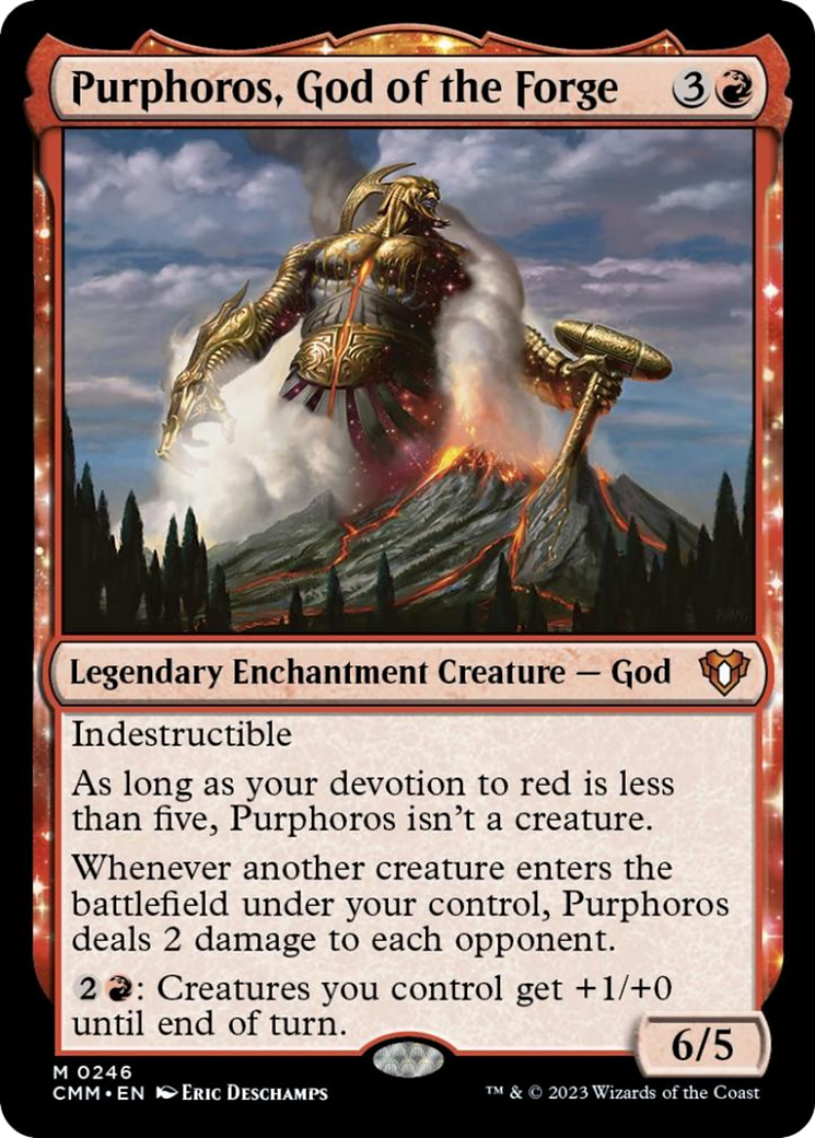 Purphoros, God of the Forge [Commander Masters] | Magic Magpie
