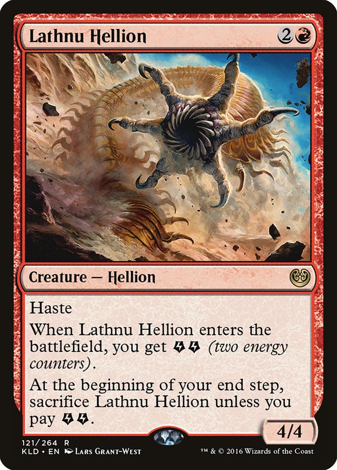 Lathnu Hellion [Kaladesh] | Magic Magpie