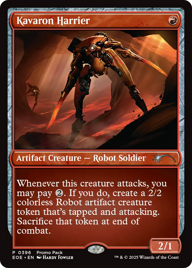 Kavaron Harrier [Edge of Eternities Promo Pack] | Magic Magpie