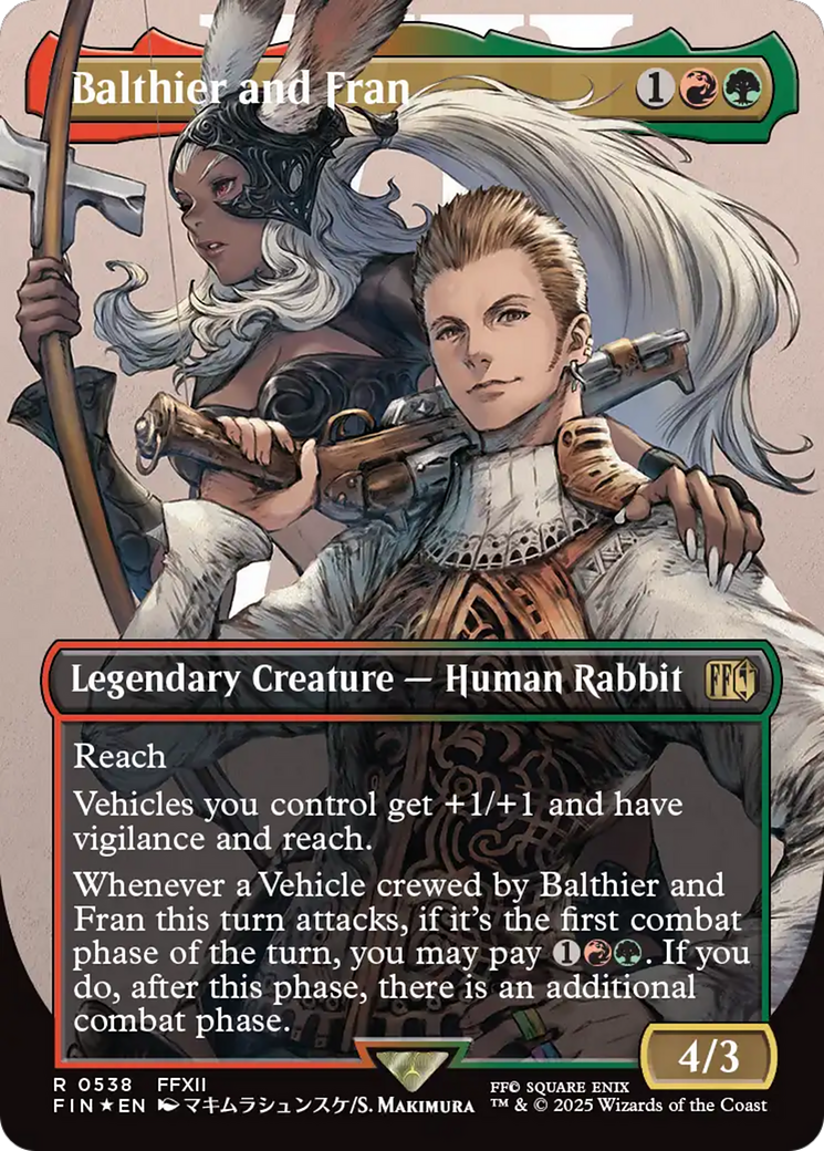 Balthier and Fran (Borderless) (Surge Foil) [FINAL FANTASY] | Magic Magpie