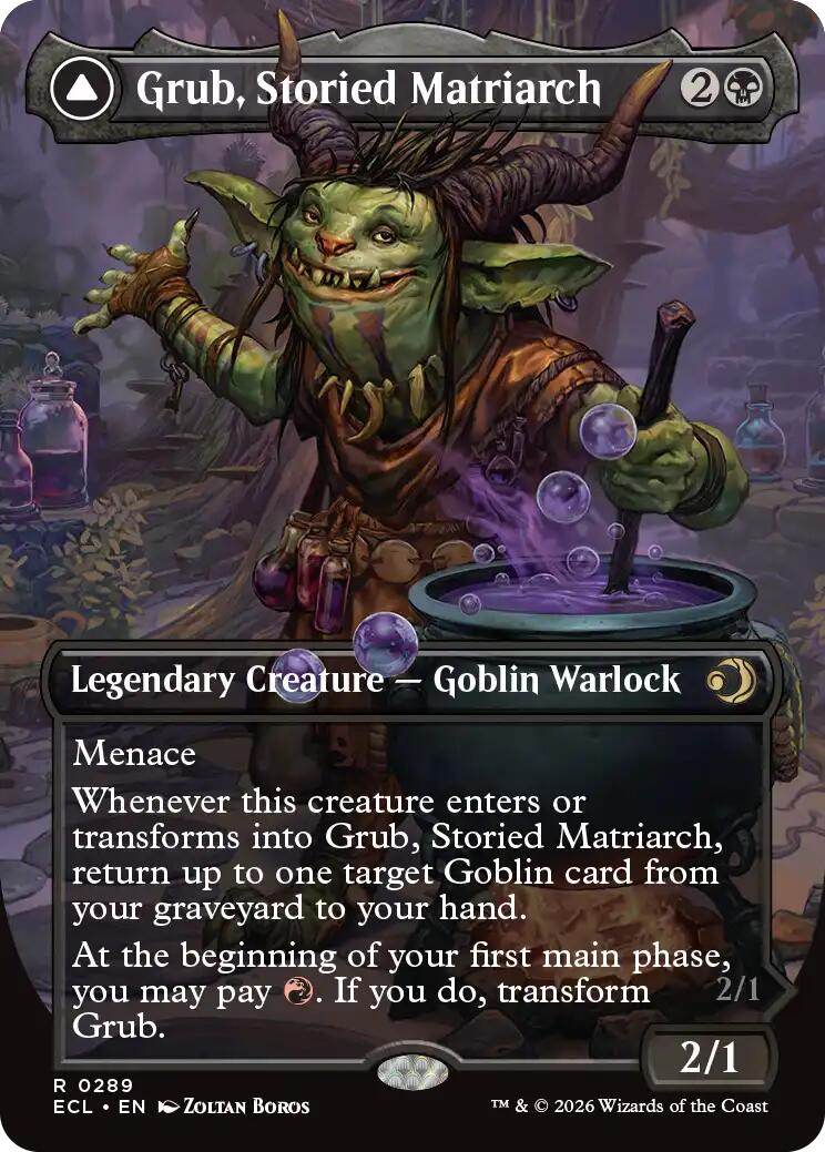 Grub, Storied Matriarch (Borderless) [Lorwyn Eclipsed] | Magic Magpie