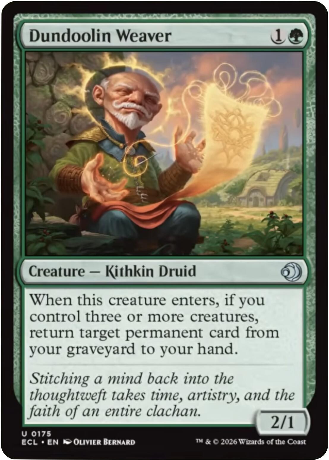 Dundoolin Weaver [Lorwyn Eclipsed] | Magic Magpie