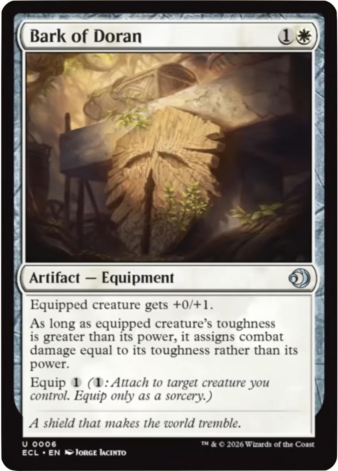 Bark of Doran [Lorwyn Eclipsed] | Magic Magpie