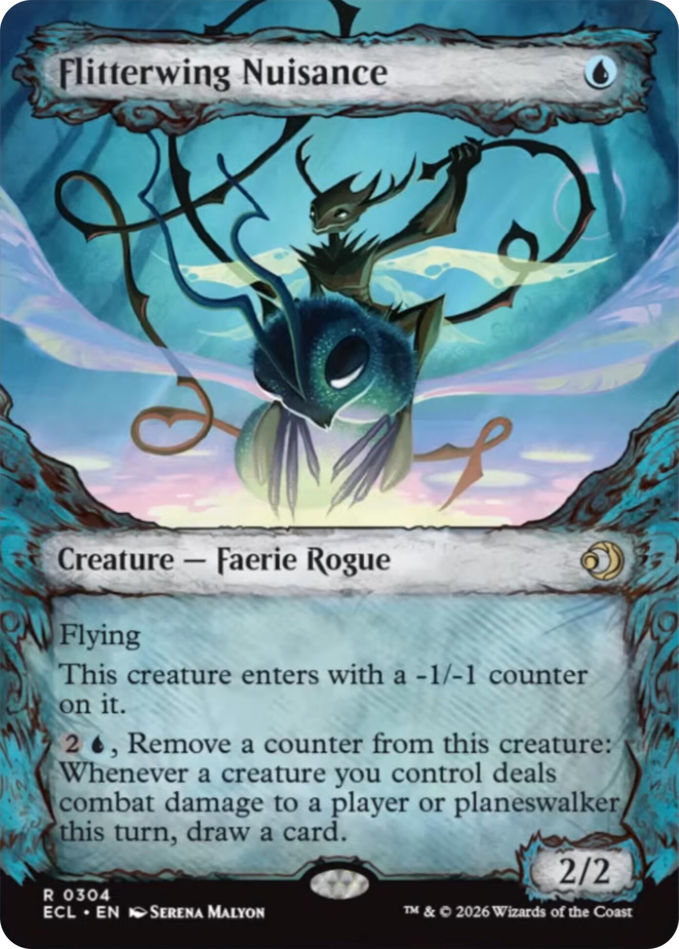 Flitterwing Nuisance (Showcase) [Lorwyn Eclipsed] | Magic Magpie