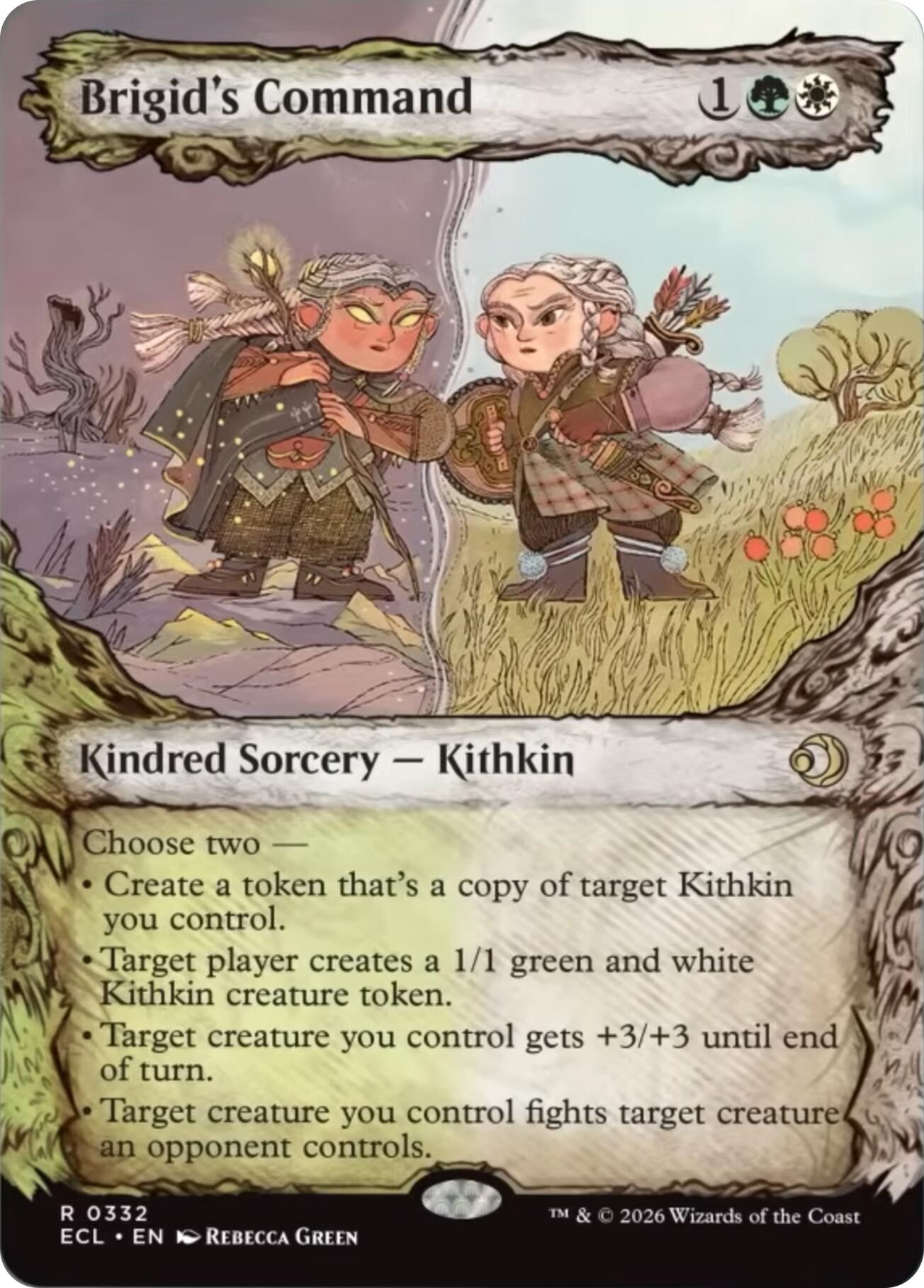 Brigid's Command (Showcase) [Lorwyn Eclipsed] | Magic Magpie