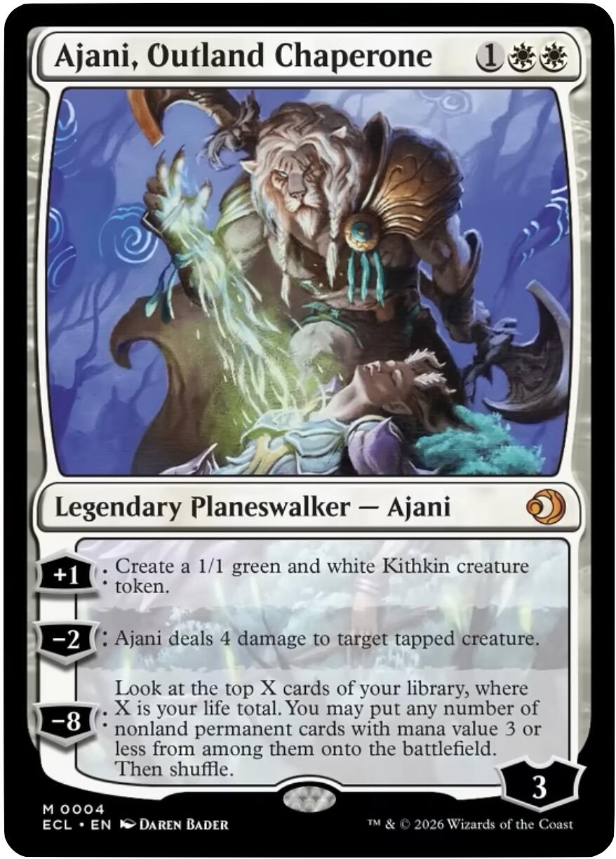 Ajani, Outland Chaperone [Lorwyn Eclipsed] | Magic Magpie