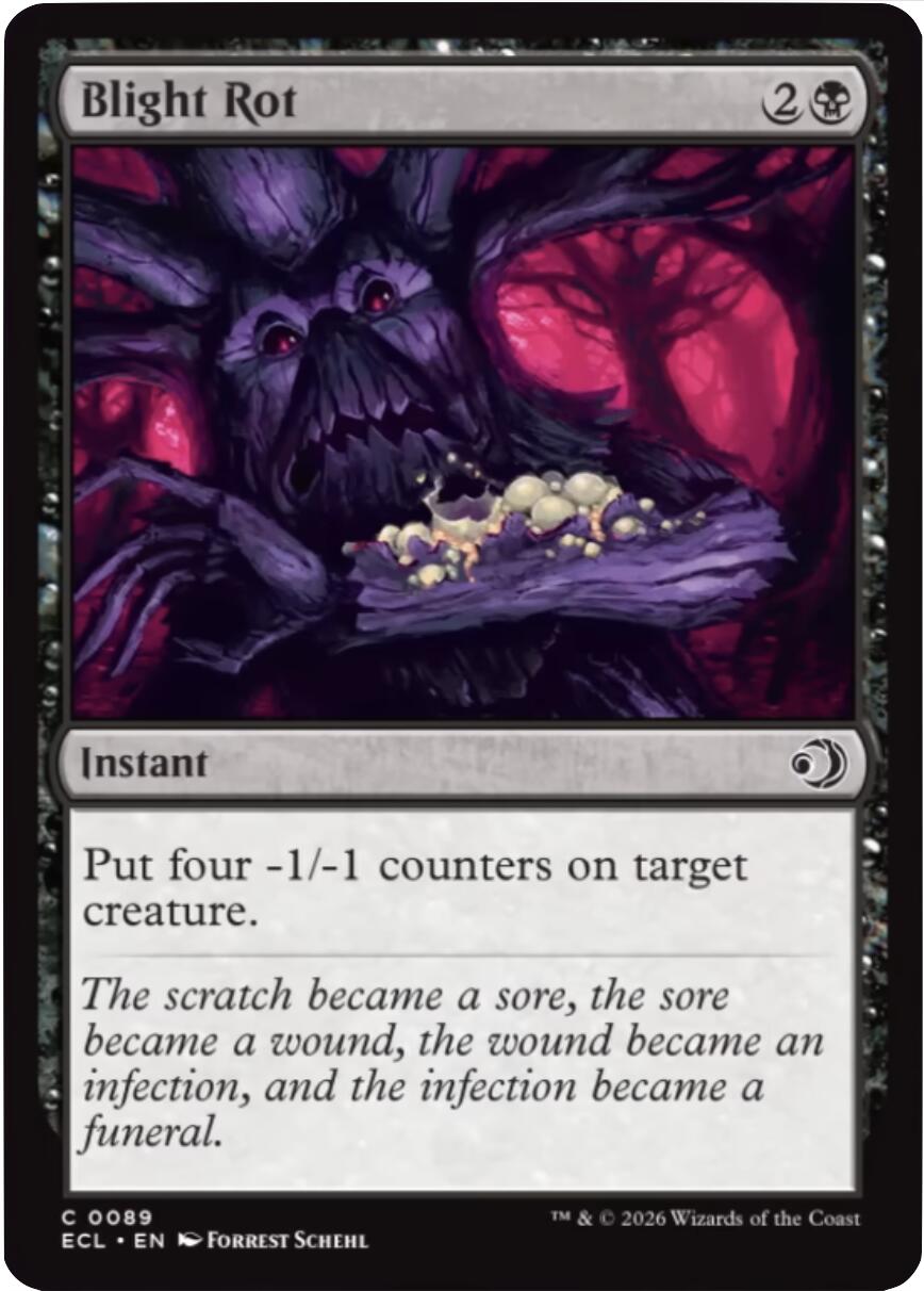 Blight Rot [Lorwyn Eclipsed] | Magic Magpie