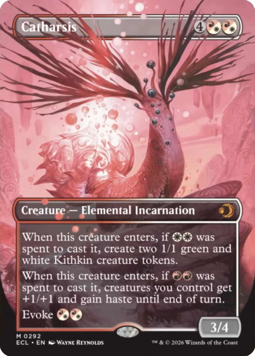 Catharsis (Borderless) [Lorwyn Eclipsed] | Magic Magpie