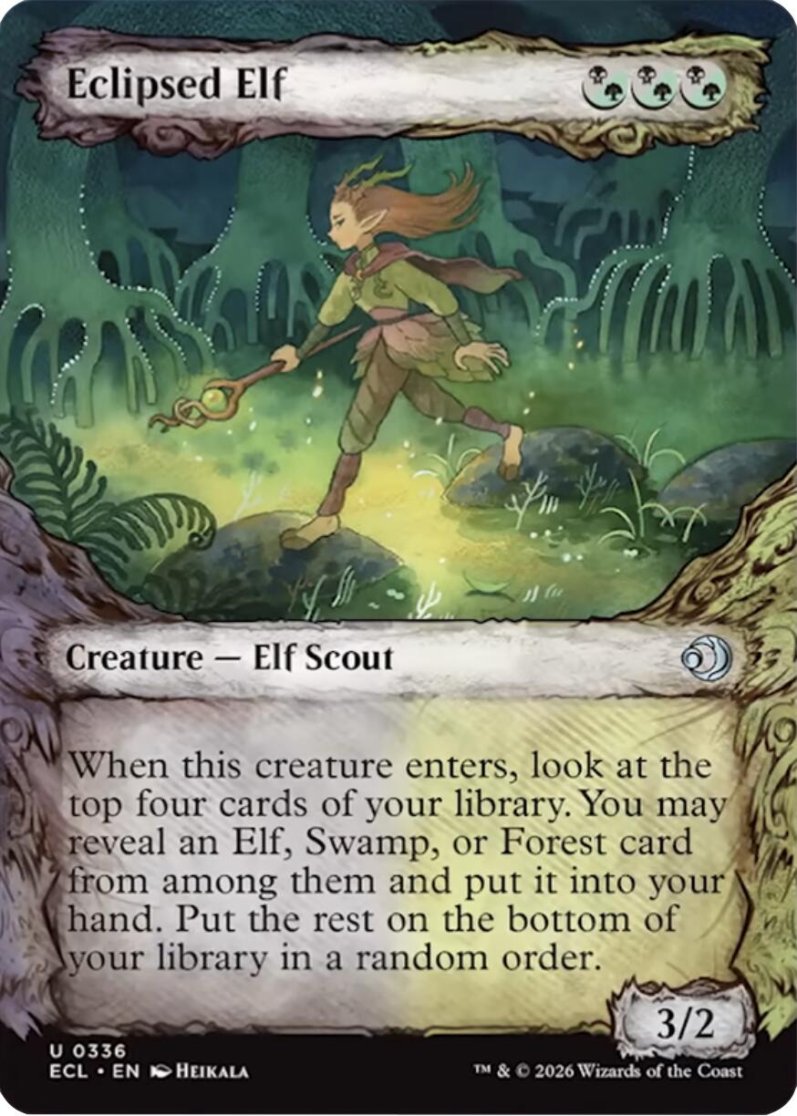 Eclipsed Elf (Showcase) [Lorwyn Eclipsed] | Magic Magpie