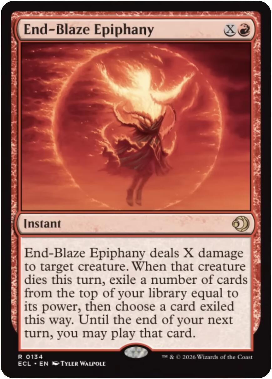 End-Blaze Epiphany [Lorwyn Eclipsed] | Magic Magpie