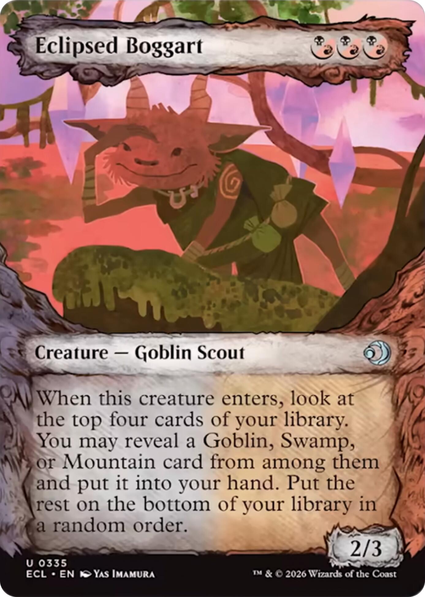 Eclipsed Boggart (Showcase) [Lorwyn Eclipsed] | Magic Magpie
