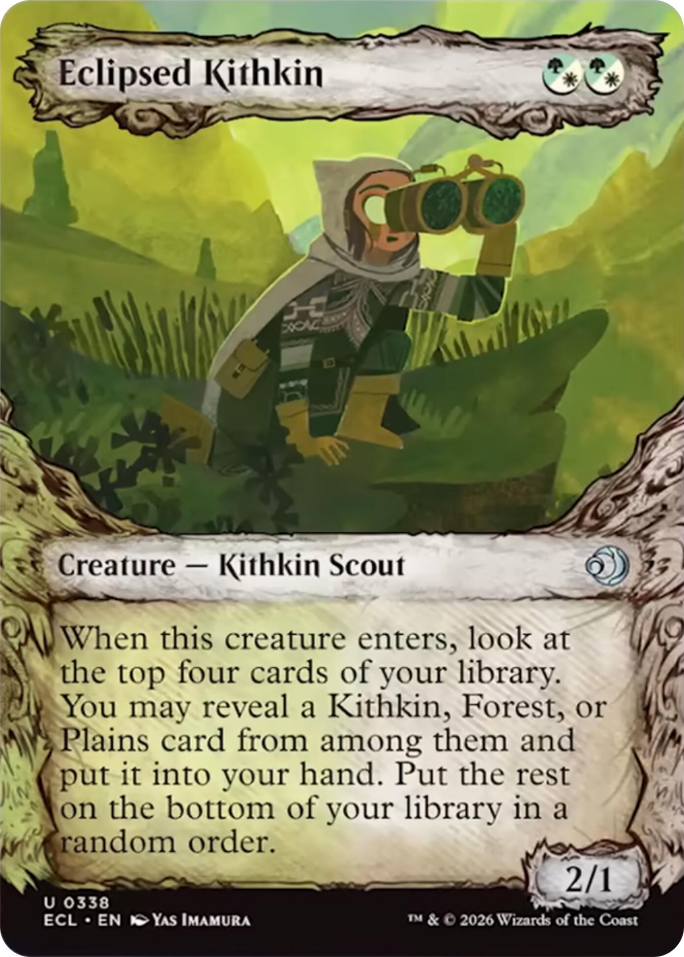 Eclipsed Kithkin (Showcase) [Lorwyn Eclipsed] | Magic Magpie