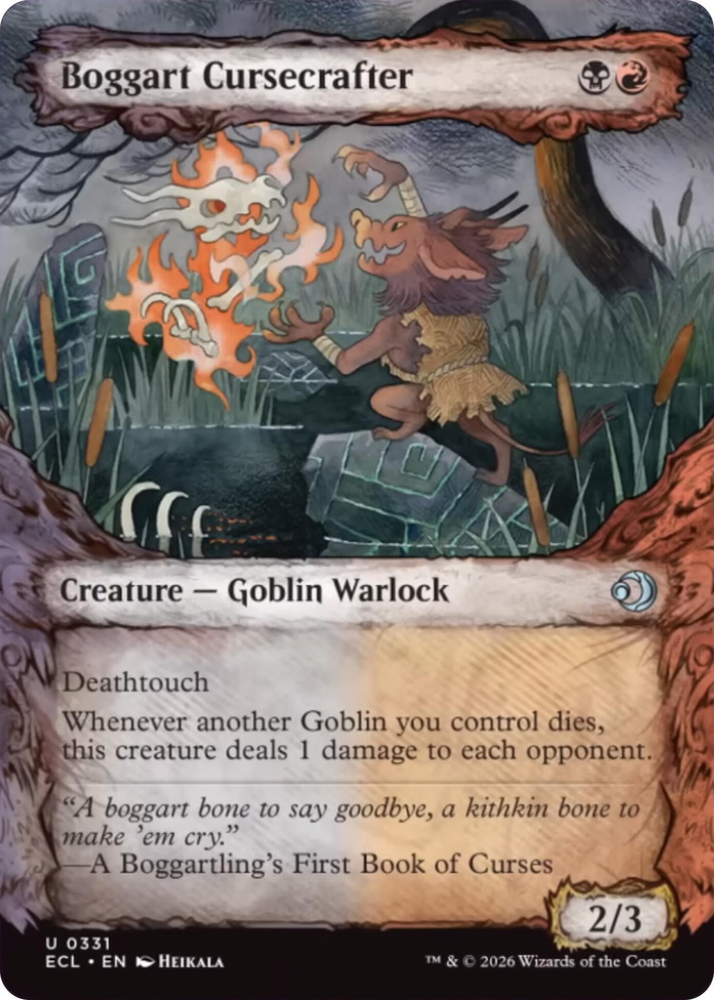 Boggart Cursecrafter (Showcase) [Lorwyn Eclipsed] | Magic Magpie