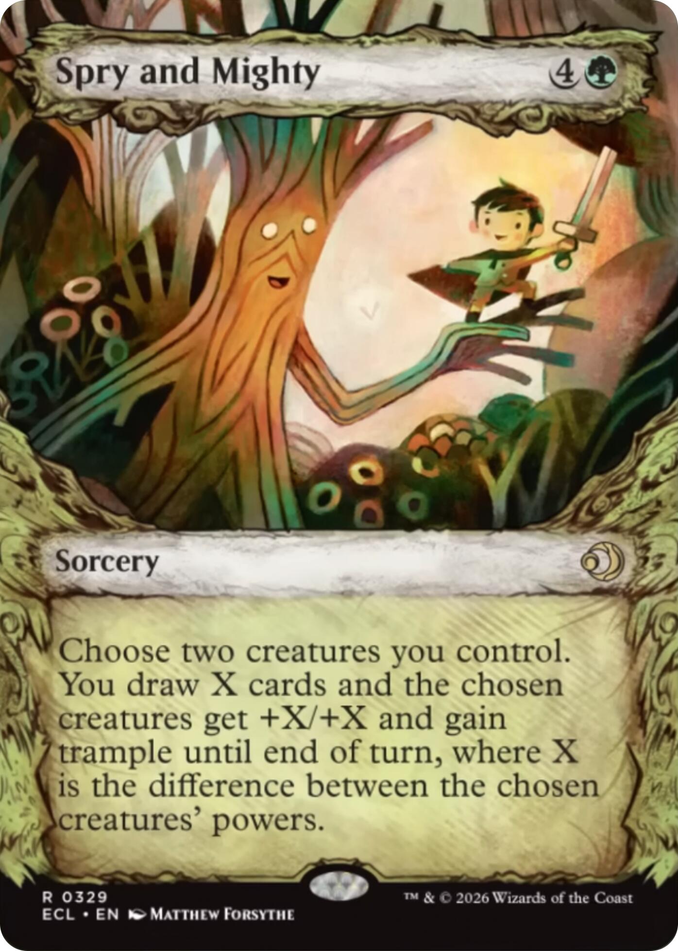 Spry and Mighty (Showcase) [Lorwyn Eclipsed] | Magic Magpie
