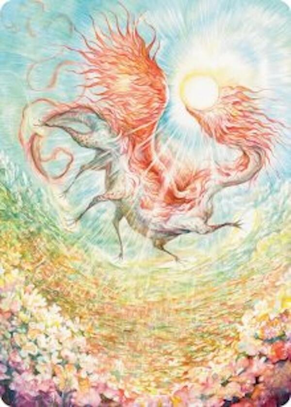 Eirdu, Carrier of Dawn Art Card [Lorwyn Eclipsed Art Series] | Magic Magpie
