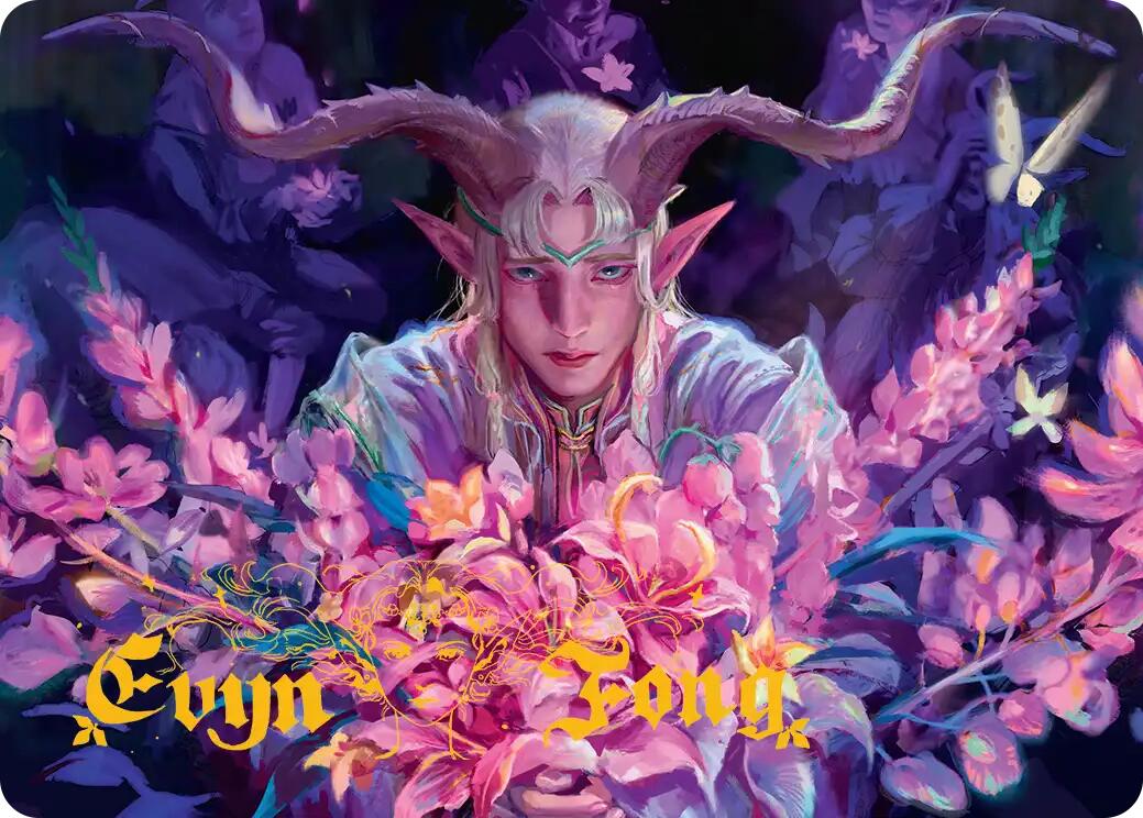 Dawnhand Eulogist Art Card (Gold-Stamped Signature) [Lorwyn Eclipsed Art Series] | Magic Magpie