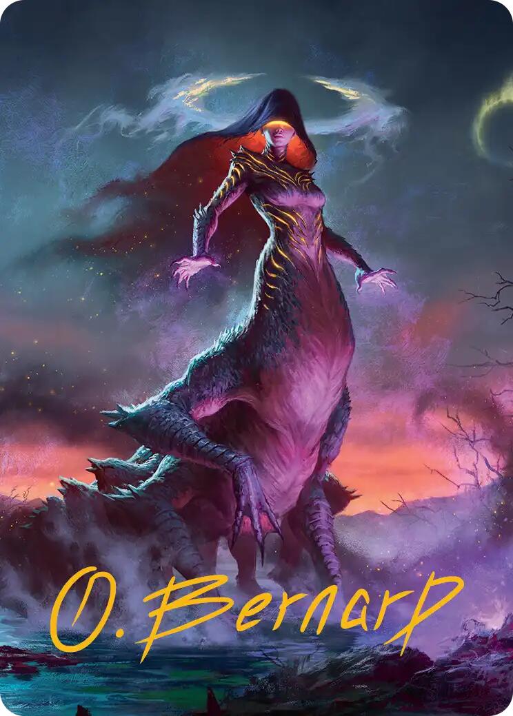 Moonshadow Art Card (Gold-Stamped Signature) [Lorwyn Eclipsed Art Series] | Magic Magpie