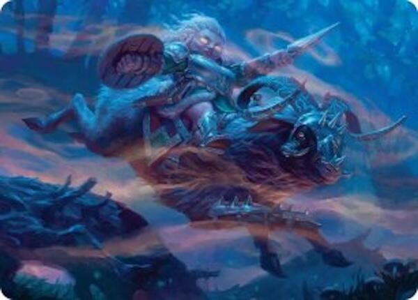 Bristlebane Outrider Art Card [Lorwyn Eclipsed Art Series] | Magic Magpie