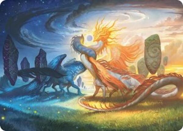 Celestial Reunion Art Card (19/54) [Lorwyn Eclipsed Art Series] | Magic Magpie