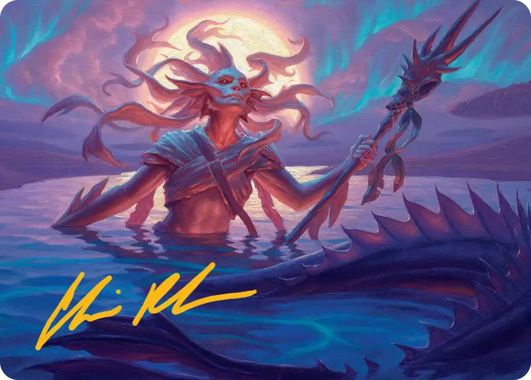 Eclipsed Merrow Art Card (Gold-Stamped Signature) [Lorwyn Eclipsed Art Series] | Magic Magpie