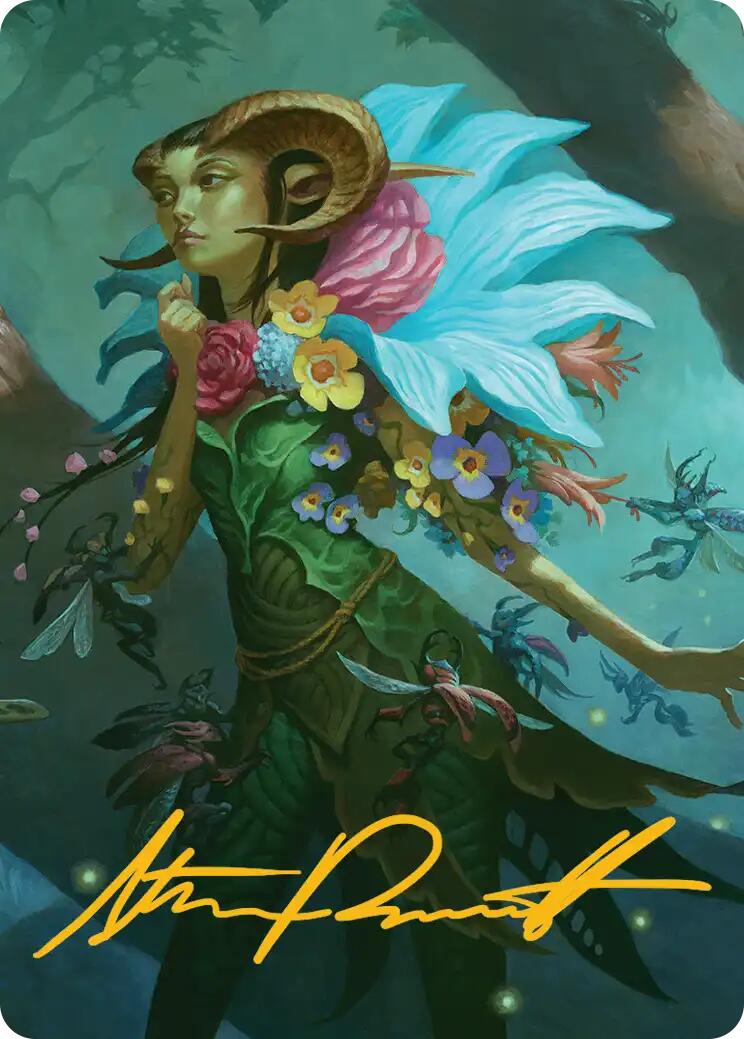 Maralen, Fae Ascendant Art Card (Gold-Stamped Signature) [Lorwyn Eclipsed Art Series] | Magic Magpie