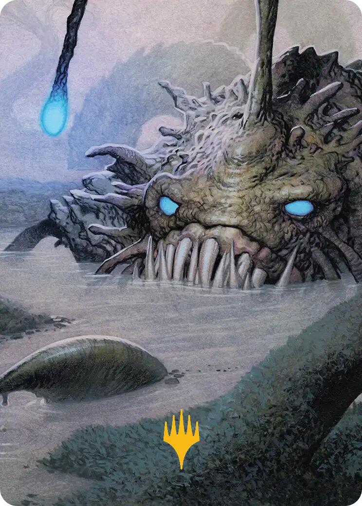 Deceit Art Card (Gold-Stamped Planeswalker Symbol) [Lorwyn Eclipsed Art Series] | Magic Magpie