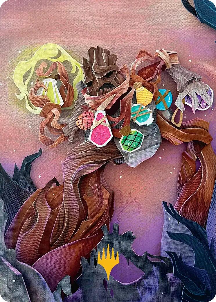 Painter's Servant Art Card (Gold-Stamped Planeswalker Symbol) [Lorwyn Eclipsed Art Series] | Magic Magpie